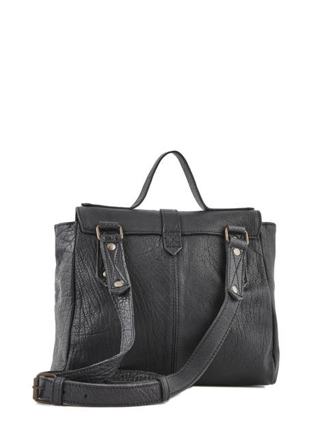 Cross Body Tas Vintage Leder Paul marius Zwart vintage CORNEILL ander zicht 4
